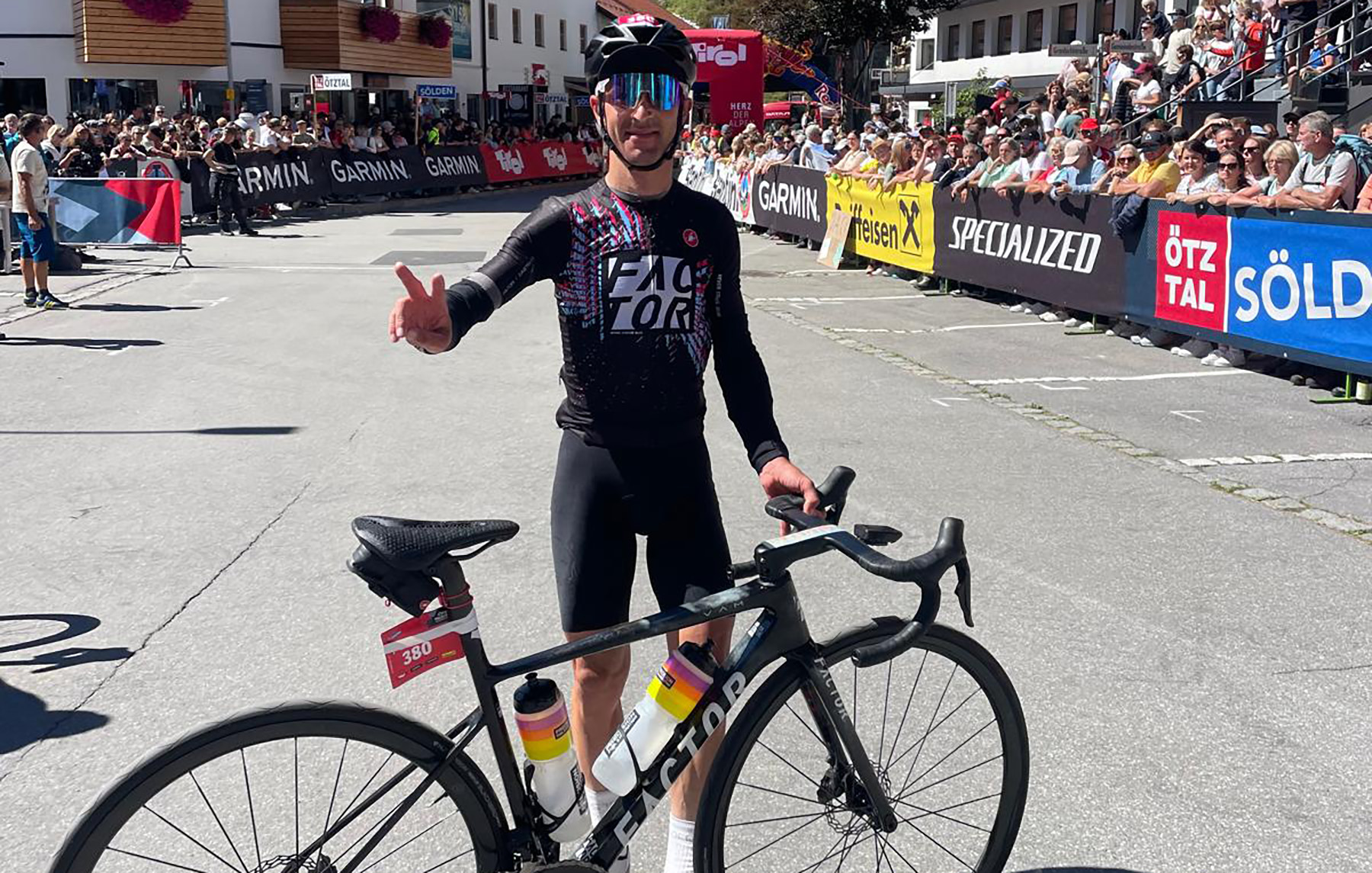 David Polveroni à l'arrivée